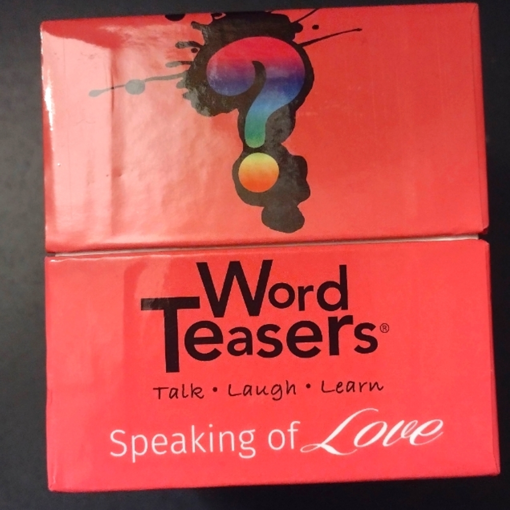 Word Teasers Speaking of Love Conversation Starters for lovers of all ages!